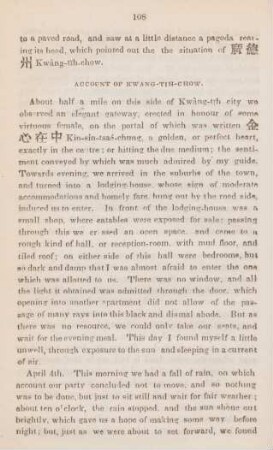 Account of Kwang-Tih-Chow