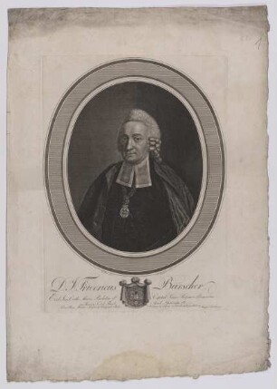 Bildnis des Johann Fridericus Burscher