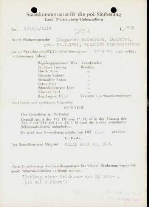 Lamparter, Friedrich