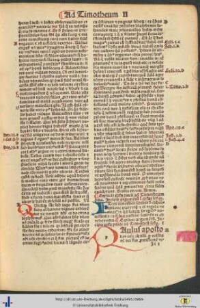Argumentum in epistolam secundam