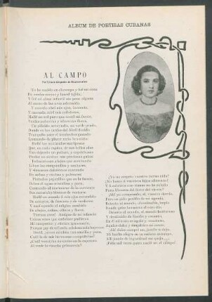 Al campo. [Poesía]