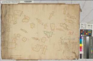 Plan géométrique 1806, Niedermerz (Grundstücksplan)
