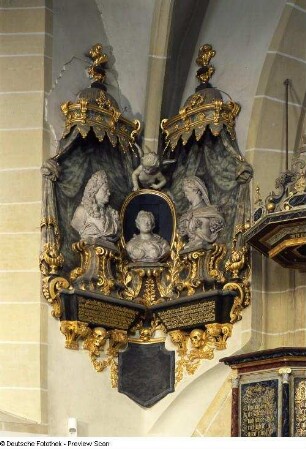 Epitaph für den Architekten Johann Friedrich Karcher und seine Familie