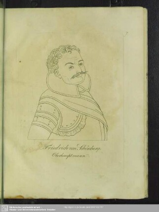 Friedrich von Schönburg, Oberhauptmann