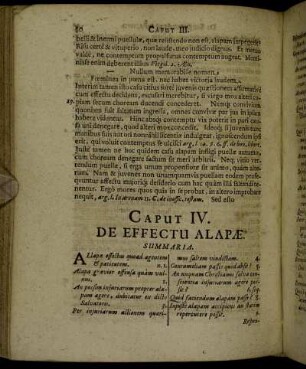 Caput IV. De Effectu Alapæ.