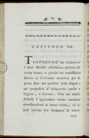 Capitolo VII.