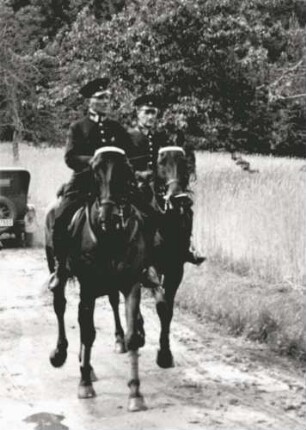 Oberst Blankenhorn und Hauptmann Knobelspies