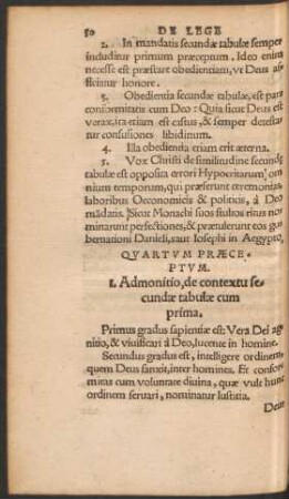 Quartum Praeceptum.