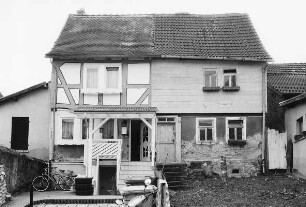 Doppelwohnhaus, Fachwerk; Wächtersbach, Forsthof 7, Forsthof 9