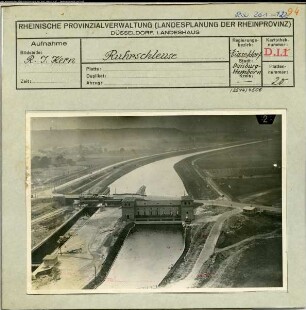 Duisburg, Ruhrschleuse