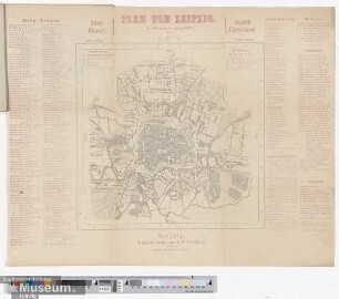 Plan von Leipzig