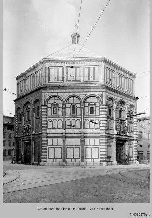 San Giovanni, Baptisterium, Südostfassade, Florenz