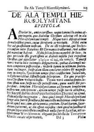 DE ALA TEMPLI HIEROSOLYMITANI.
