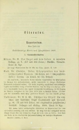 II.1. Repertorium