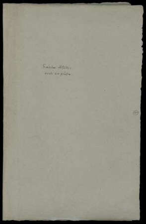 Einzelne Blätter noch zu prüfen. [von R. Dedekind]