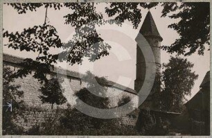 Stadtmauer am Laubaner Torturm in Löwenberg