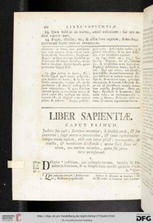 Liber Sapientiae