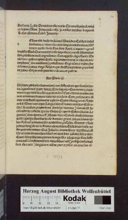 Anthonij Lollij Geminianensis oratio Circumcisionis dominice: habita coram Innocentio. viij. Pontifice maximo frequenti R[everendorum]. Car. Senatu. Calen[dis] Januarij