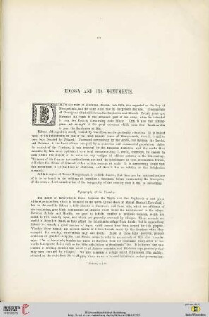 Edessa and its Monuments