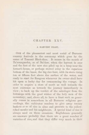 Chapter XXV. A harvest feast