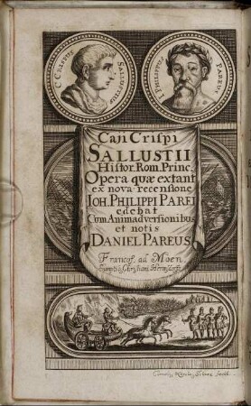 Cai[i] Crispi Sallusti[i] Hist. Rom. Princ. Opera quae extant
