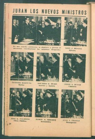 Juran los nuevos ministros - [Fotografías]