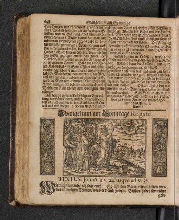 Evangelium am Sonntage Rogate.