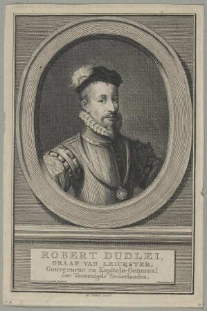 Bildnis des Robert Dudlei, Graaf van Leicester