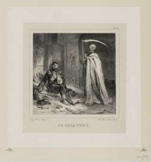 Je suis prèt, Blatt 6 der Folge "Lithographisches Album"