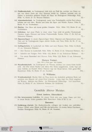 Gemälde älterer Meister (Nr. 152 - 232)