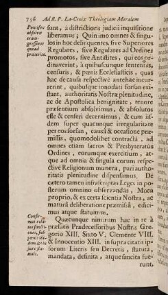 756-767, Quaecunque nimirum hac in re a praesatis ...