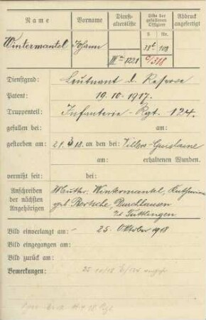 Wintermantel, Johann