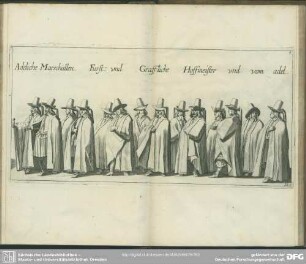 Adeliche Marschallen. Furst- und Graffliche Hoffmeister und vom adel