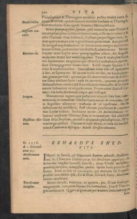 Erhardus Snepfius.