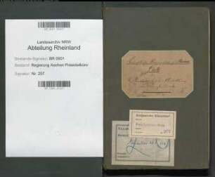 Liste der Anwärter für die Anstellung im Kanzleidienst.