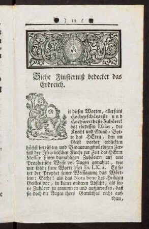 11-22, Siehe Finsterniß bedecket das Erdreich. ...
