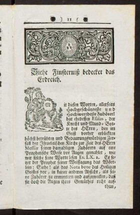 11-22, Siehe Finsterniß bedecket das Erdreich. ...