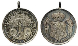 Schleswig-Holstein: Tragbare Medaille auf die Jubelfeier der Erhebung