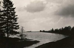 Osterzgebirge. Altenberg. Mündung des Neugrabens in den Großen Galgenteich
