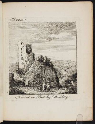 Tab. XXIII Neudeck am Bret, beÿ Streitberg. - Burg Neideck, Wiesenttal-Streitberg