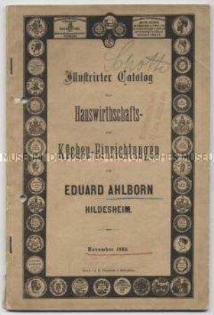Illustrirter Catalog über Hauswirthschafts- und Küchen-Einrichtungen