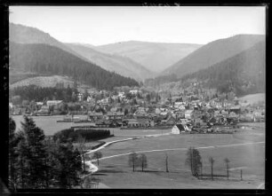 Tabarz/Thüringen. Stadtansicht