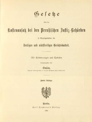Theil 2: [Auslagen und Stempelabgaben]