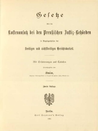 Theil 2: [Auslagen und Stempelabgaben]