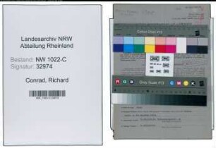 Entnazifizierung Richard Conrad , geb. 02.01.1891 (Maler)