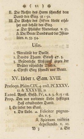 XV. Ueber I. Sam. XVIII.