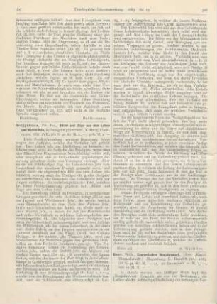 307-308 [Rezension] Brüggemann, Franz, Bilder und Züge aus dem Leben und Wirken Jesu