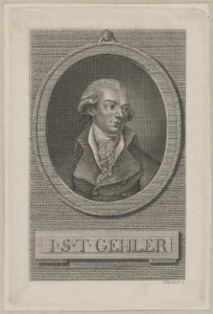 Bildnis des I. S. T. Gehler