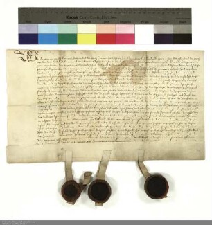 Antonius, Propst von Neuenberg, Dechant Heinrich und der Konvent von Neuenberg vergleichen sich mit der Stadt Fulda