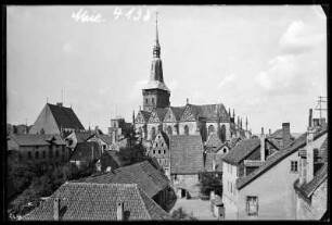 Osnabrück. Stadtansicht mit Stadtkirche St. Marien